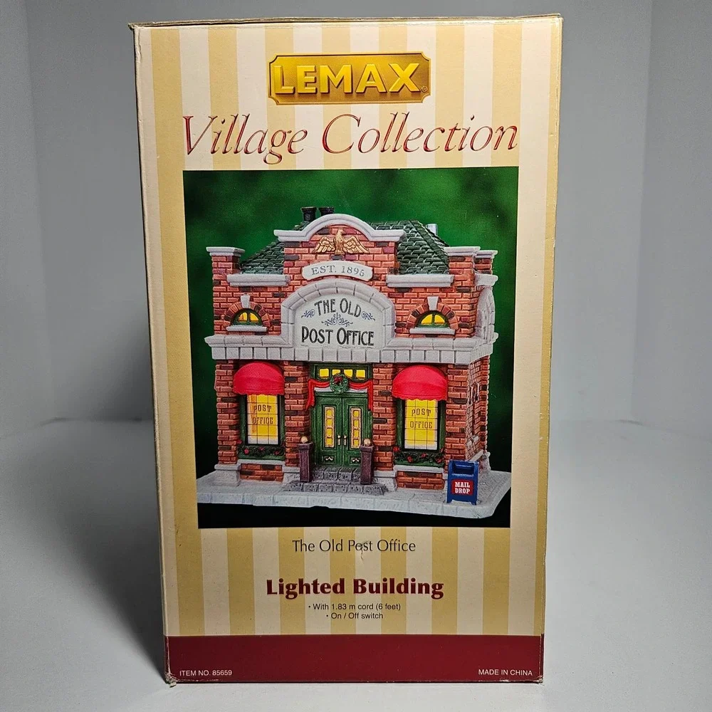 Lemax Caddington Village The Old Post Office Lighted Building 85659 2008 Vintage
